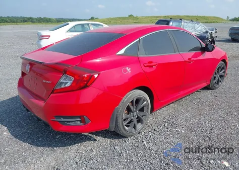 2020 Honda Civic Sport из США, поврежденный, VIN 2HGFC2F86LH555269